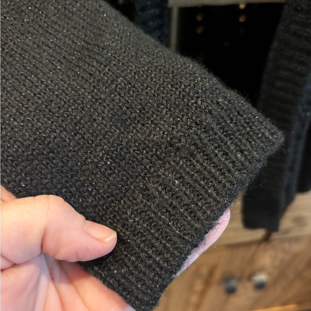 Valerie Stevens Black Women's Cardigan - Picture 3 of 5